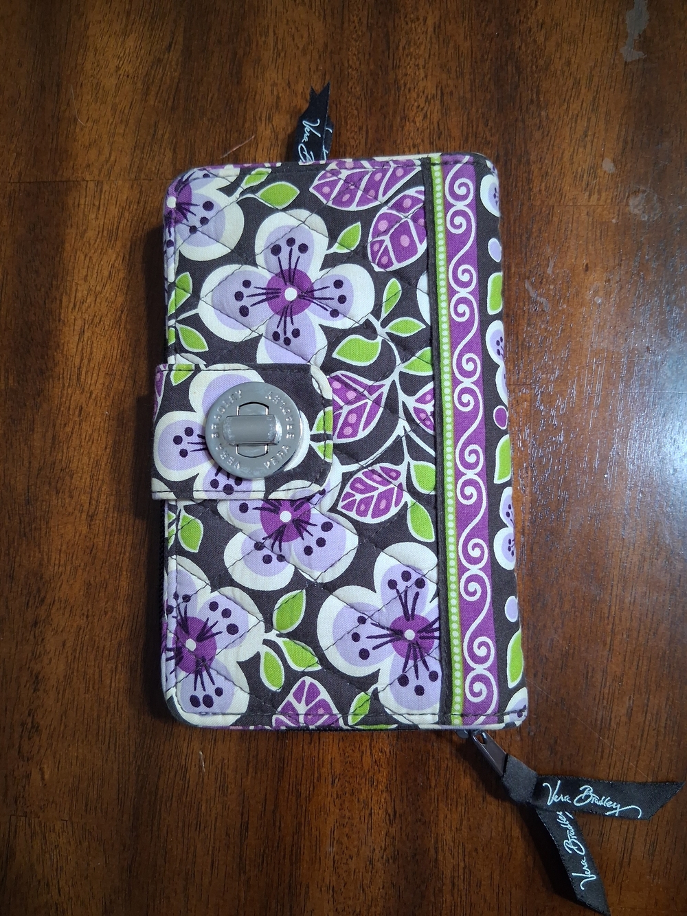 Vera Bradley Quilted Purse And Matchong Wallet - Picture 6 of 12
